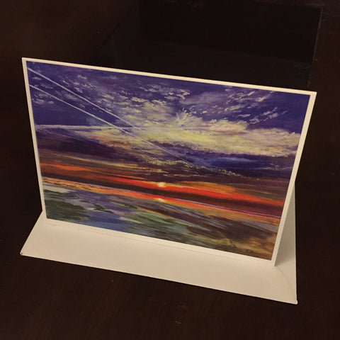 Vapour Trails  - Greeting Card