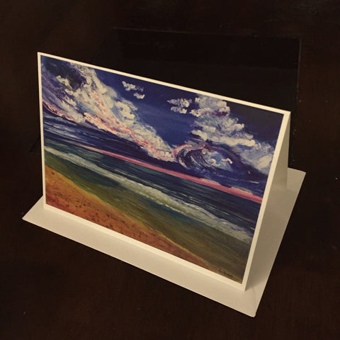 Violet sky  - Greeting Card